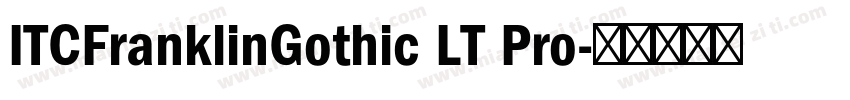 ITCFranklinGothic LT Pro字体转换